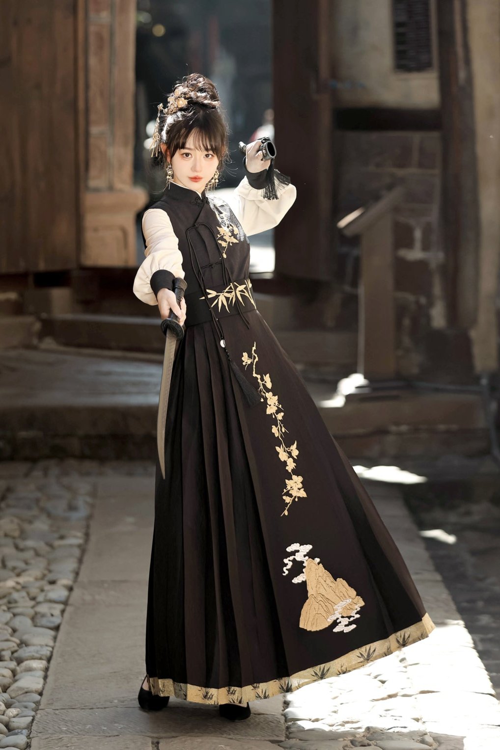 New Chinese-style Hanfu Skirt Set