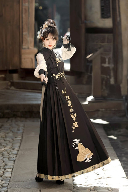 New Chinese-style Hanfu Skirt Set