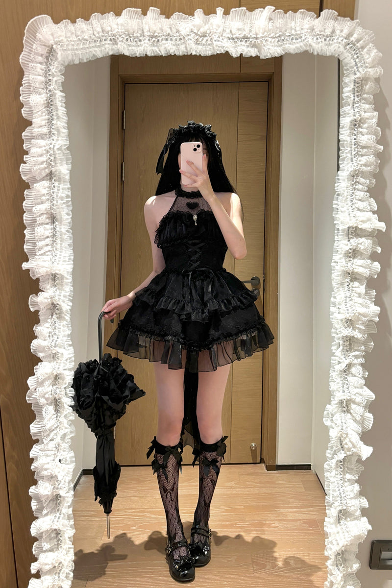 Halter Neck Sleeveless Sugar Lolita Dress