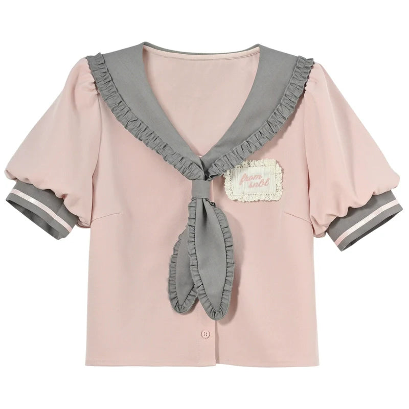 Girly Grey Pink Set