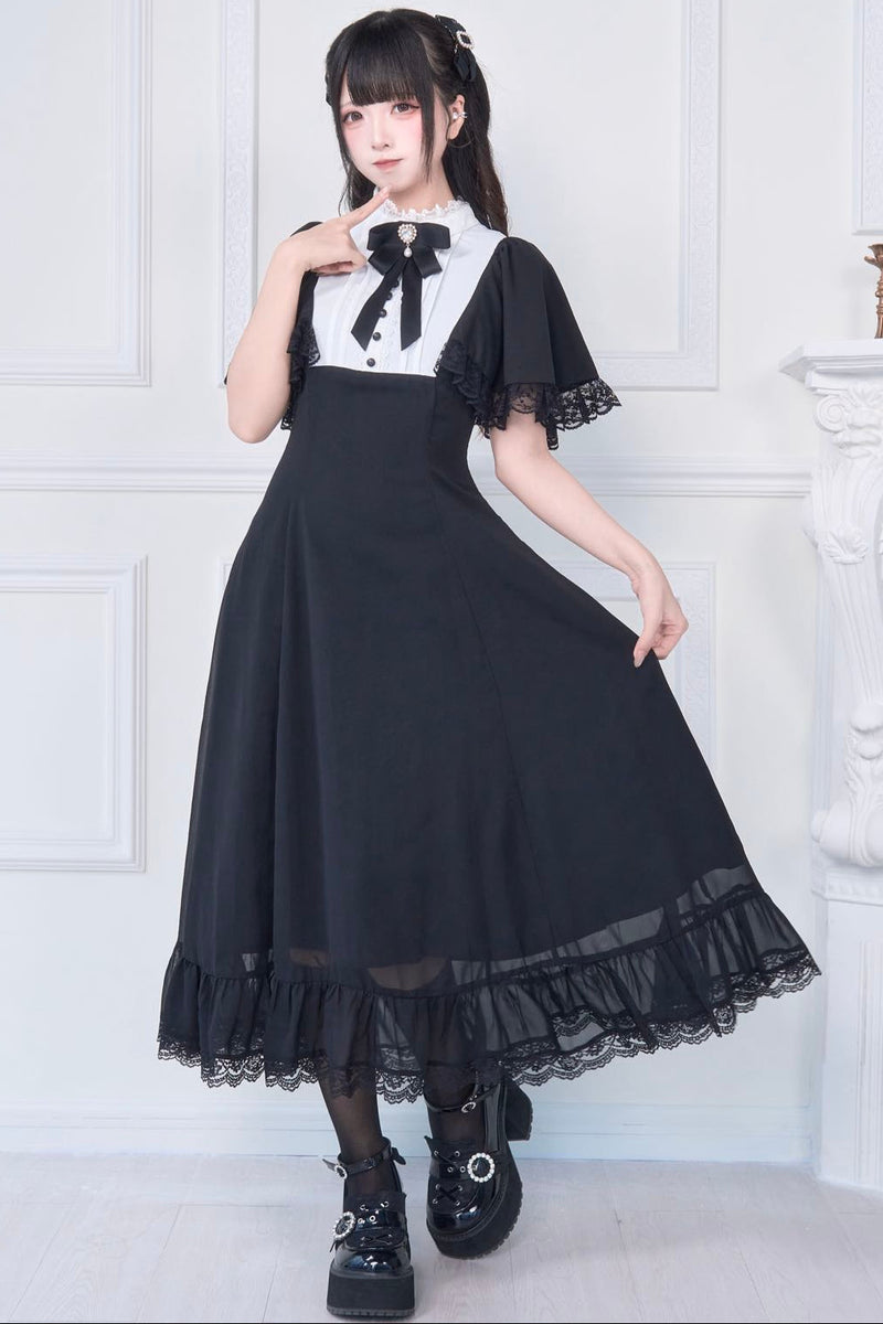Night Glass Jirai Long Dress