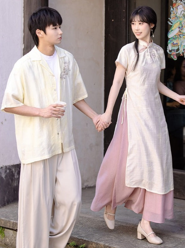 [pre-order] Chinese-style Summer Shirt X Summer Camisole Dress