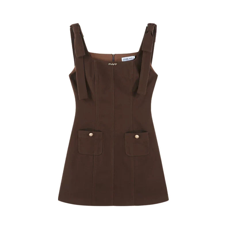 Waist-cinching Suit Dress