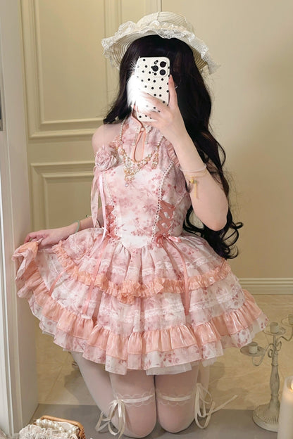 Peach Sugar Sweet Lolita Dress