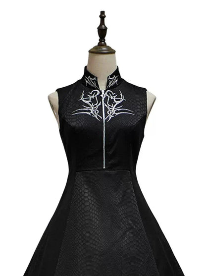 [limited Quantity] Dragon Scale Gothic Lolita Jumper Skirt + Long Coat