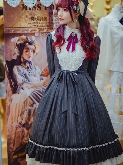 Classical Striped Volume Lolita Dress [pre-order]