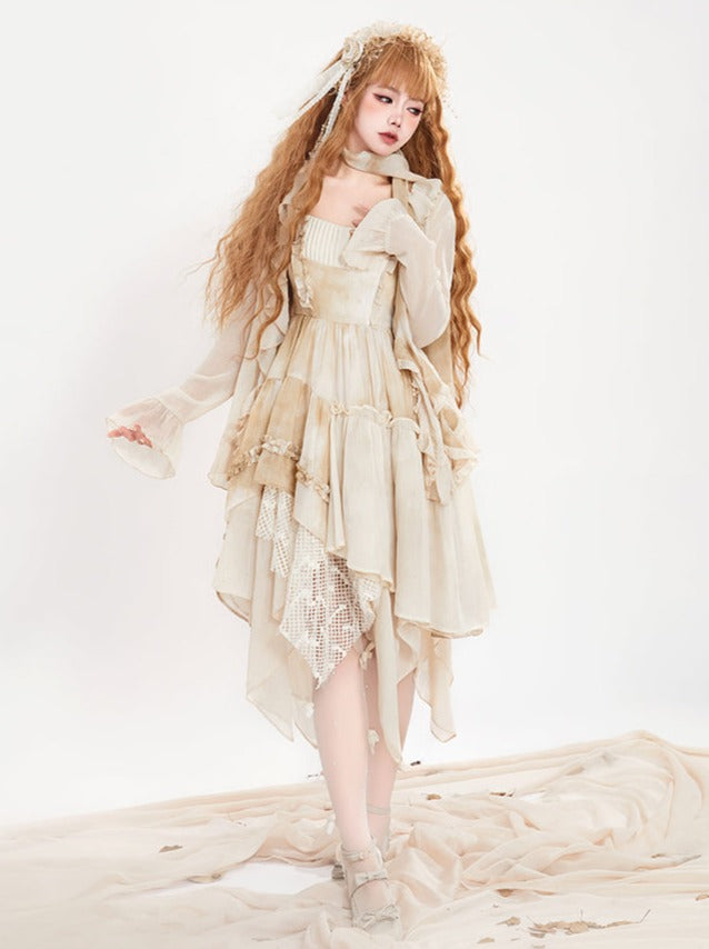 [pre-order] Light Rose Skirt + Cardigan