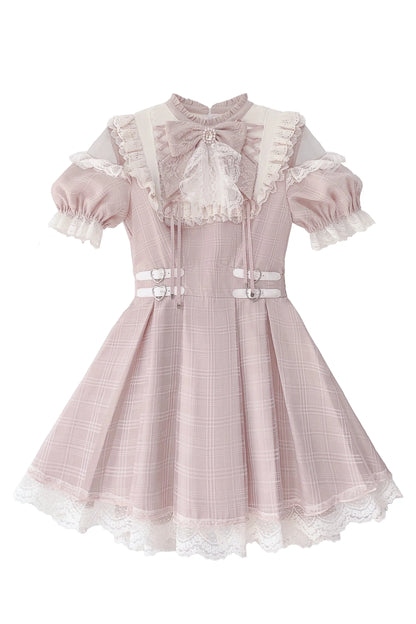 [pre-order] Sweet Plaid Sweet Girly Dress