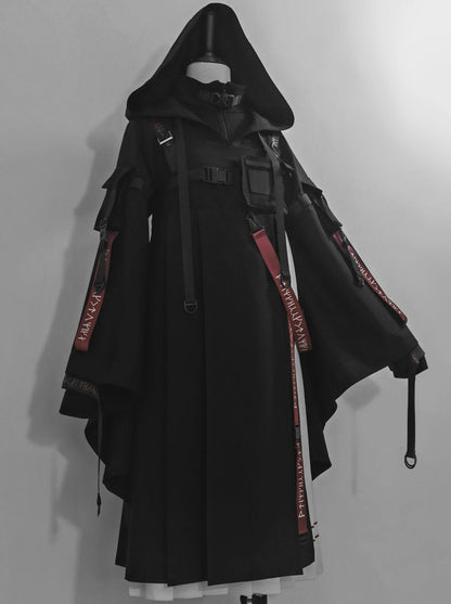 Wasteland Cool Hooded Cardigan + Jumper Skirt + Inner Top [pre-order]
