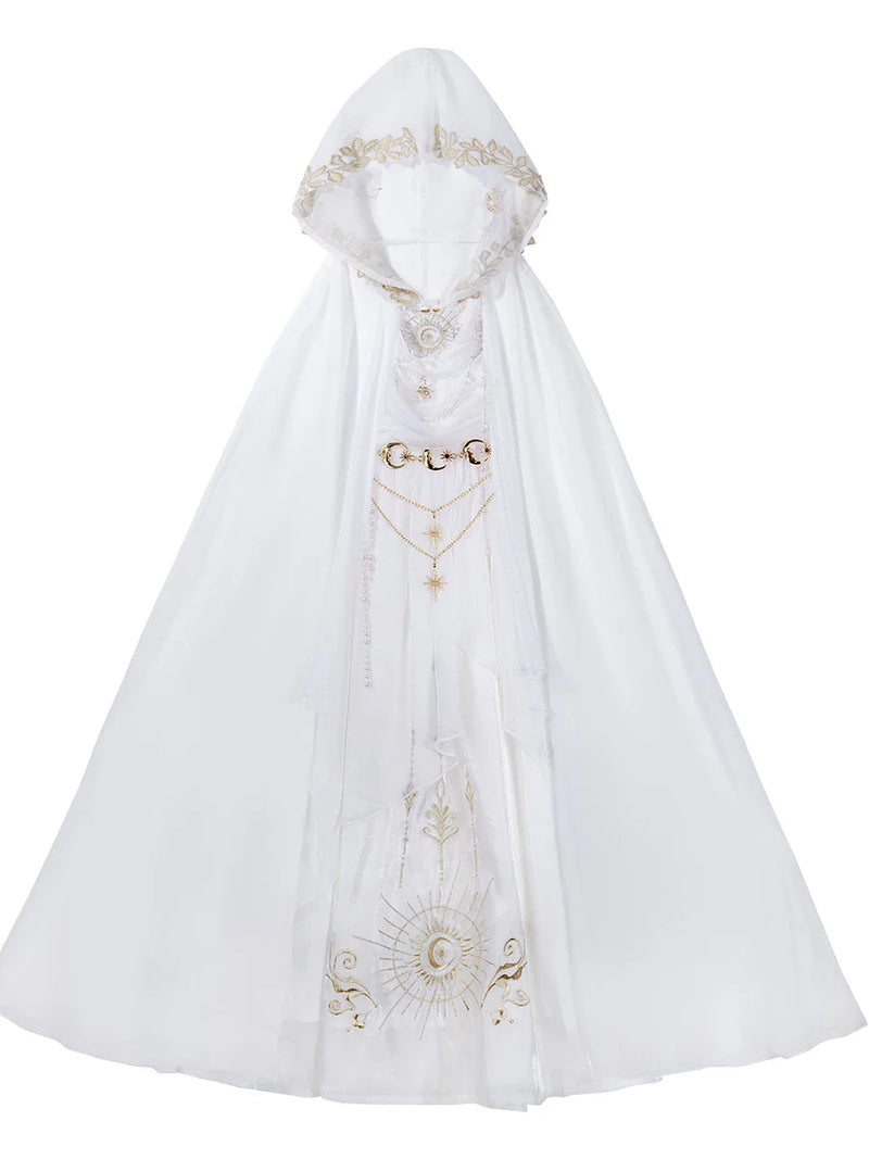 Fairy Classical Lolita Camisole Dress + Hooded Cape