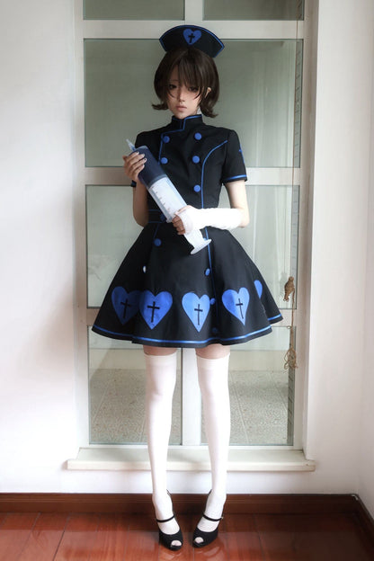 [pre-order Deadline: May 4] Heart Cross Nurse Cosplay Lolita Dress
