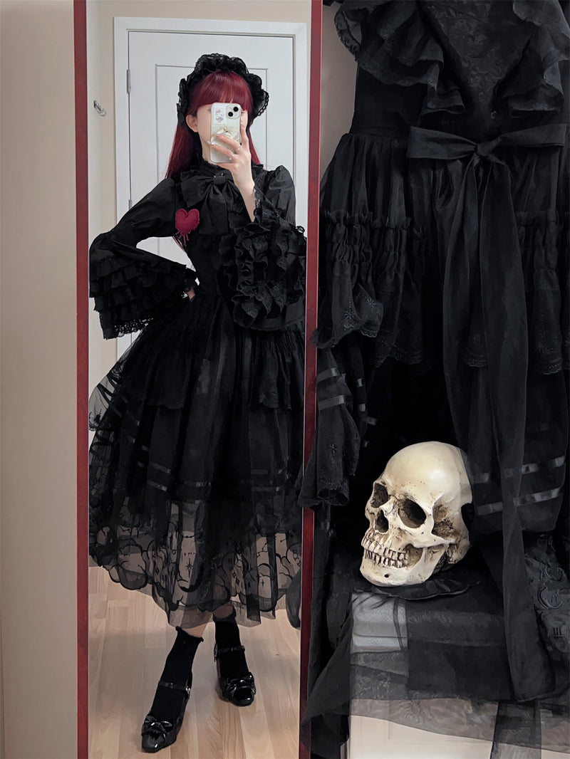 Summer Tiered Lolita Dress + Lolita Jumper Skirt