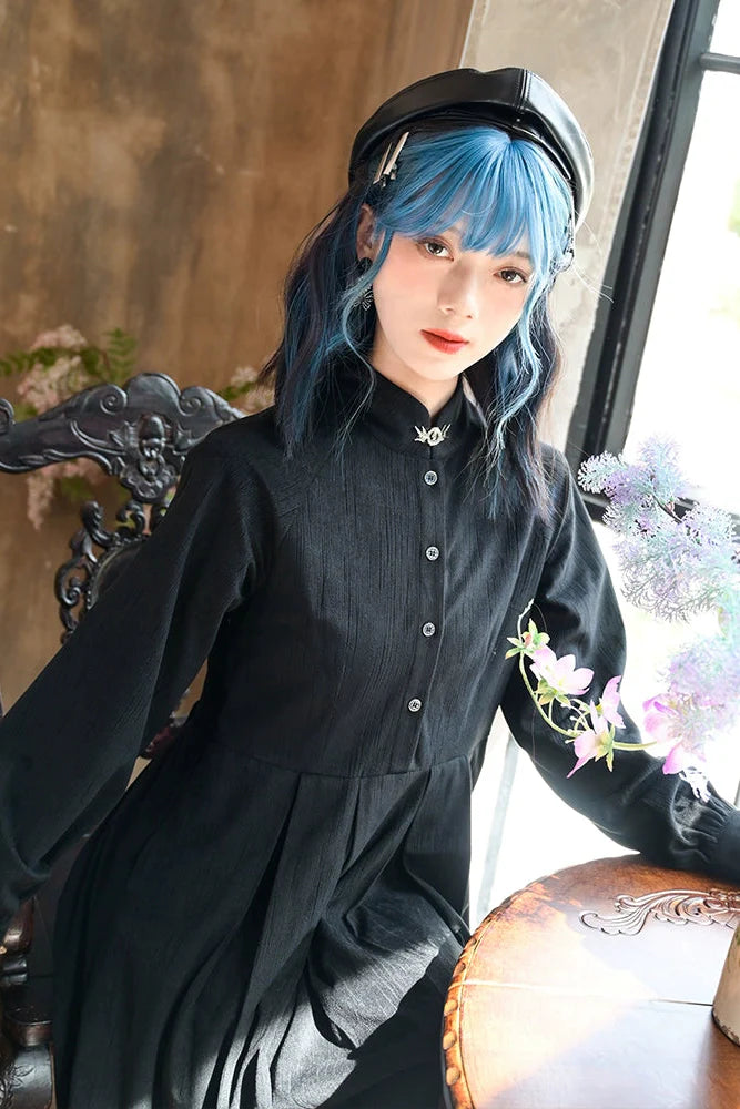 Cheongsam Shirt Long Dress