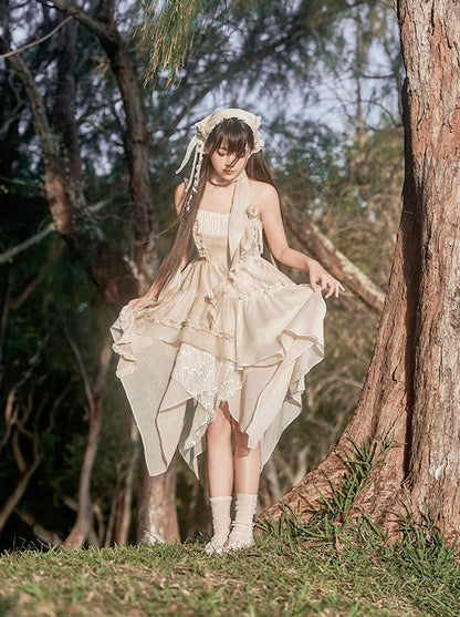 [pre-order] Light Rose Skirt + Cardigan
