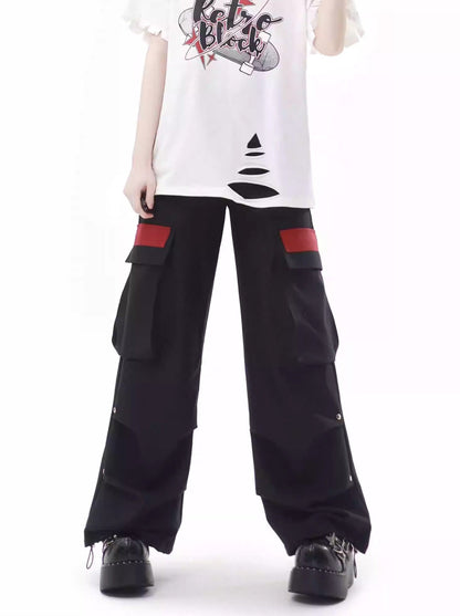 Wind Boy Summer Loose Couple Ripped Suit