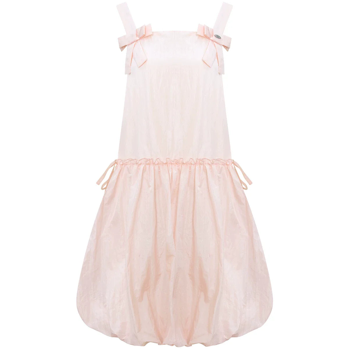 Ribbon Sweet Balloon Camisole Dress