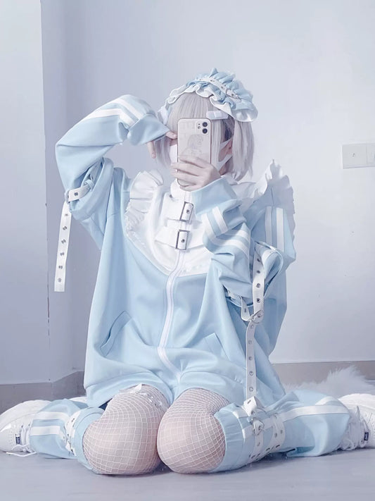 Bionic Angel Aqua Detachable Sleeve Jacket + Pants + Leg Warmers