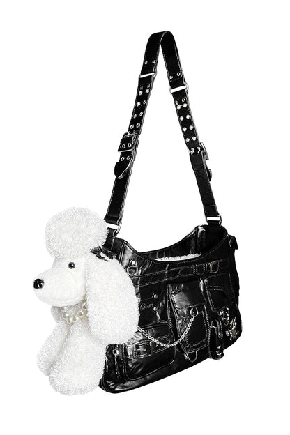 Fierce Poodle Tote Shoulder Bag