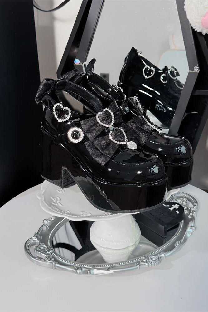 Heart Love Mary Jane Shoes