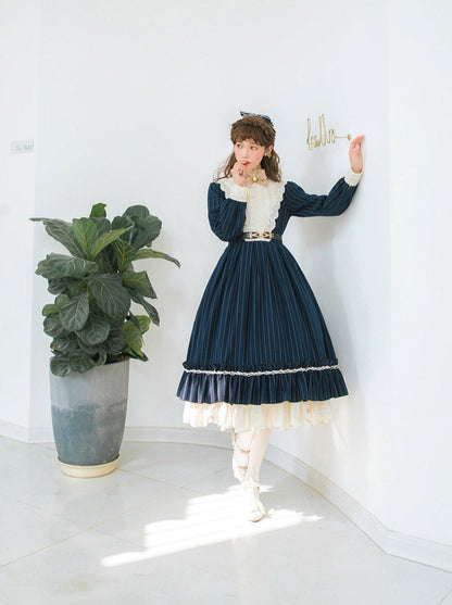 Classical Striped Volume Lolita Dress [pre-order]