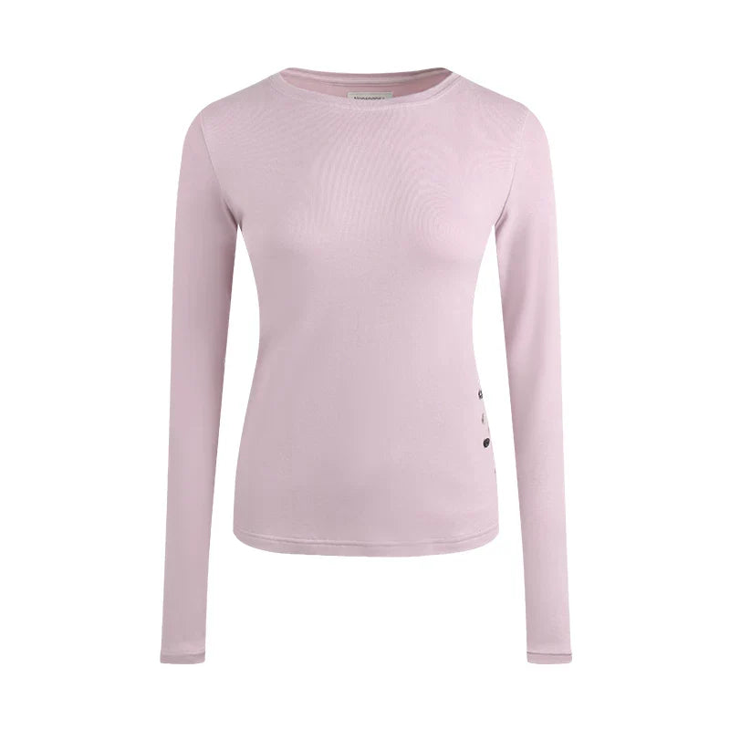 Y2k Button Layered Top