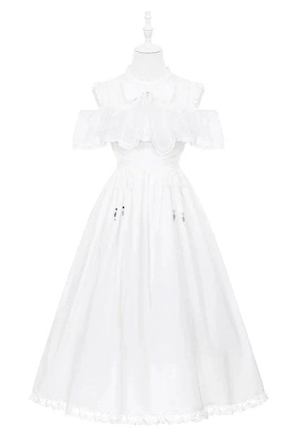 Dark Style Off Shoulder Lace Dress