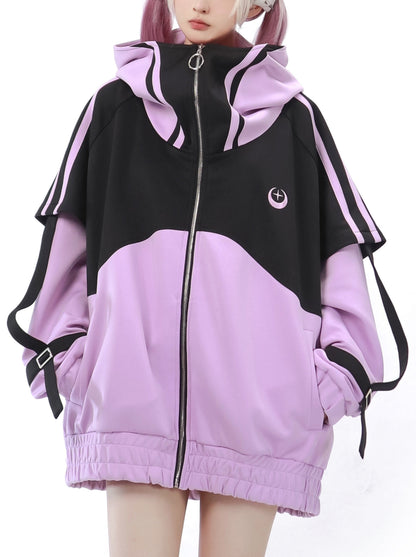 [angel Style] Mineral Series Subculture Cyber Jersey Set