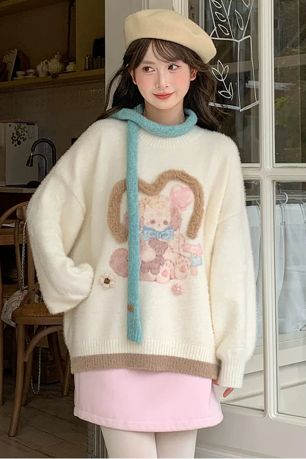 Forest Girl Loose Top + Collar