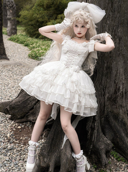Wedding Rose Short Dress