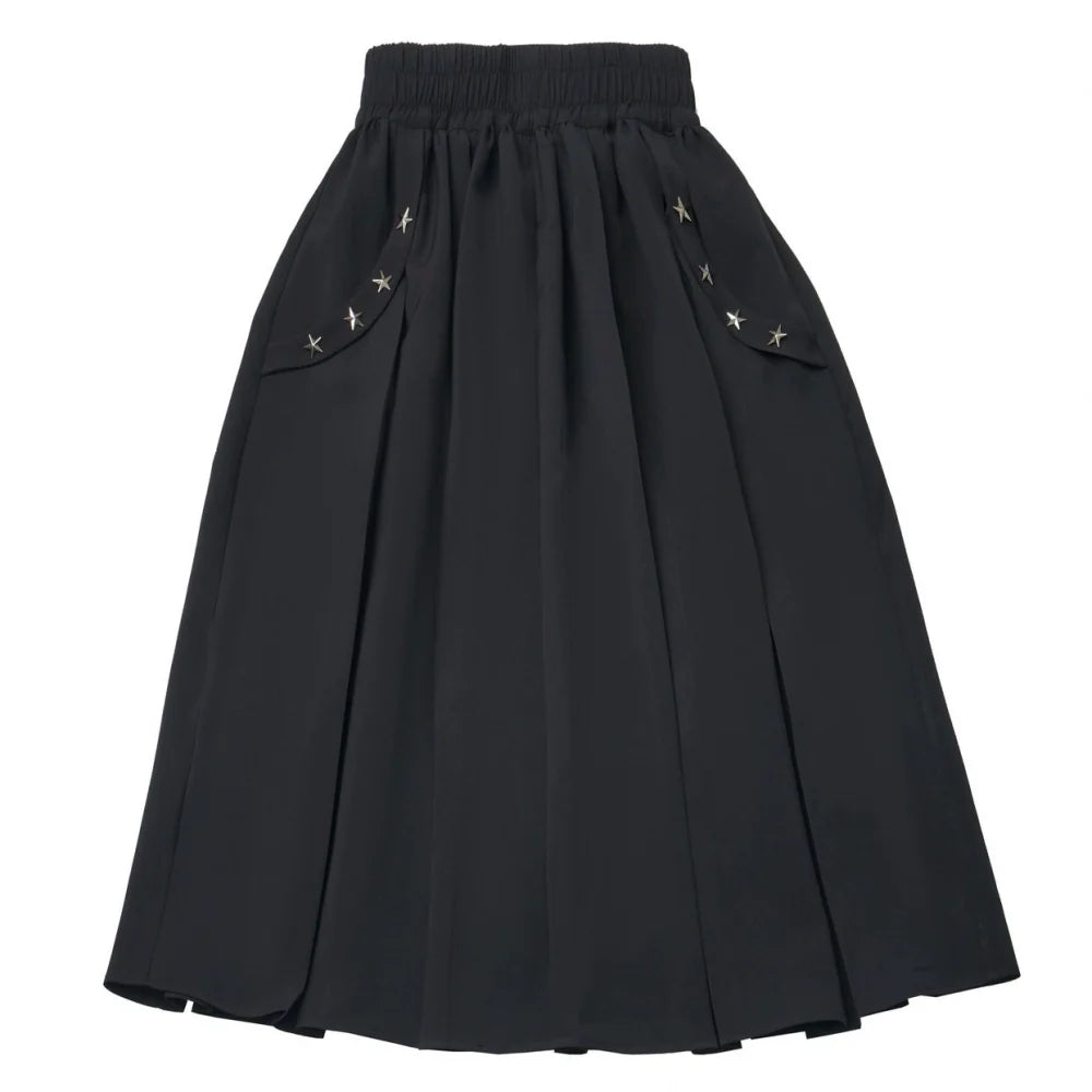 Mode Star Jersey Crew Neck Top + V Neck Top + Short Skirt + Long Skirt