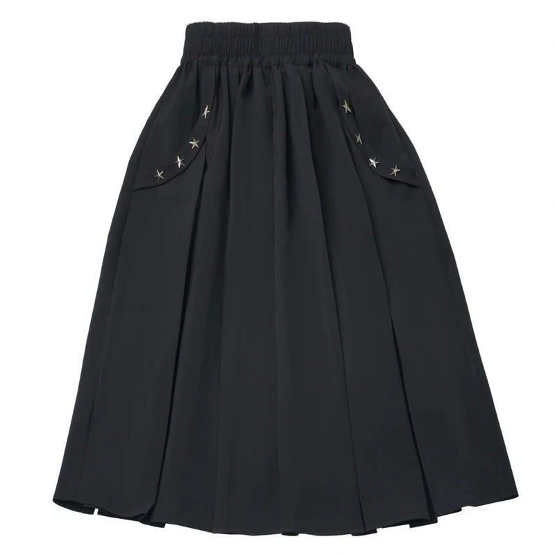 Mode Star Jersey Crew Neck Top + V Neck Top + Short Skirt + Long Skirt