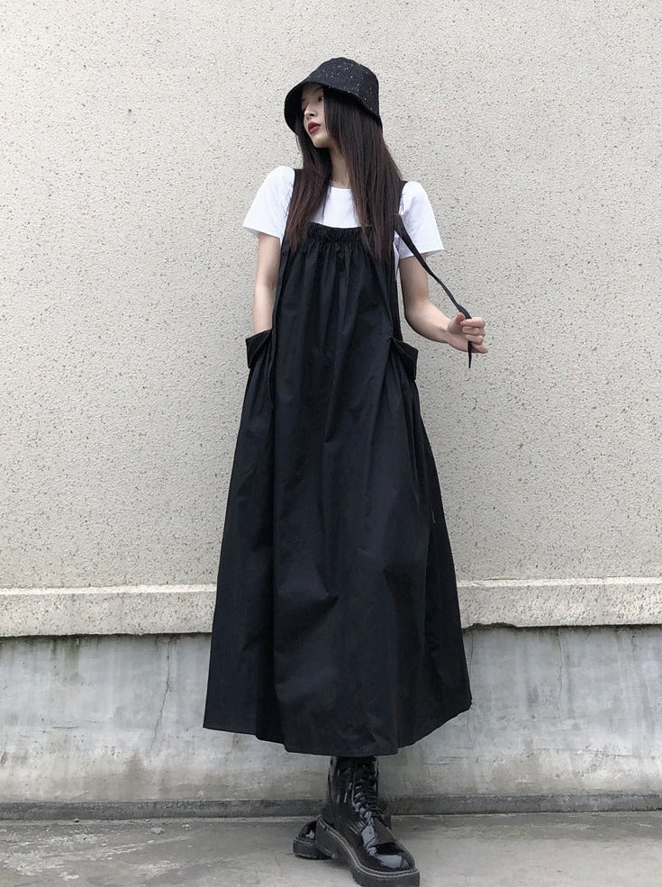 Loose Strap Mode Skirt