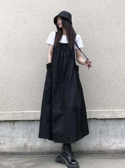 Loose Strap Mode Skirt