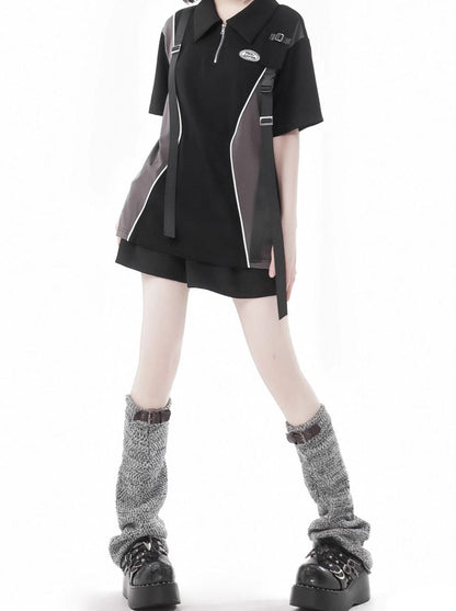 Wind Stream Lapel Paneled Suit