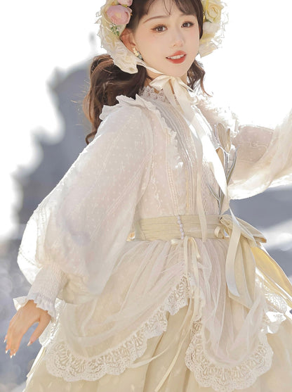 Pure Girly Tulip Ruffle Lolita Dress