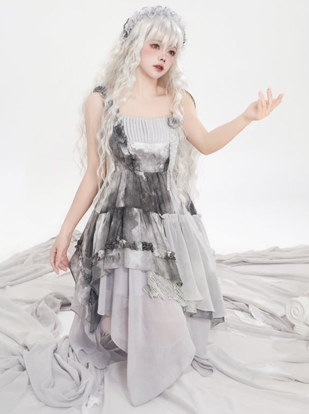 [pre-order] Light Rose Skirt + Cardigan
