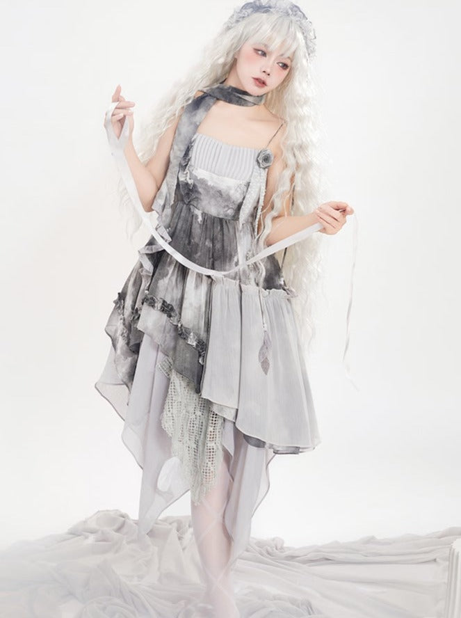 [pre-order] Light Rose Skirt + Cardigan