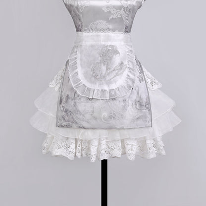 Silver Moon Lolita Apron Dress