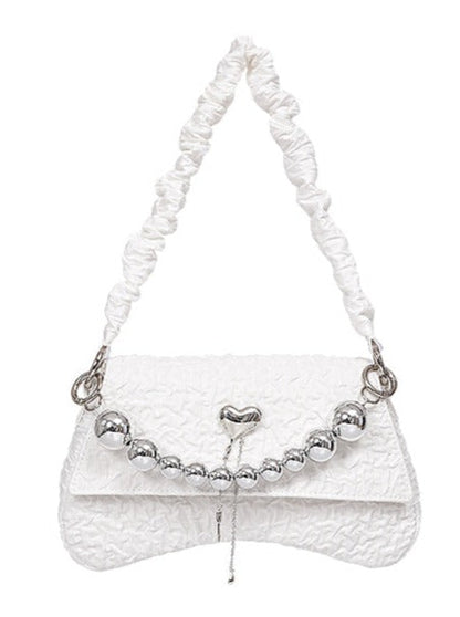 2-way Cross Chain Shirring Bag
