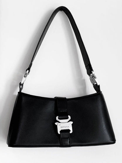 Retro Saddle Hot Girl Buckle Leather Bag