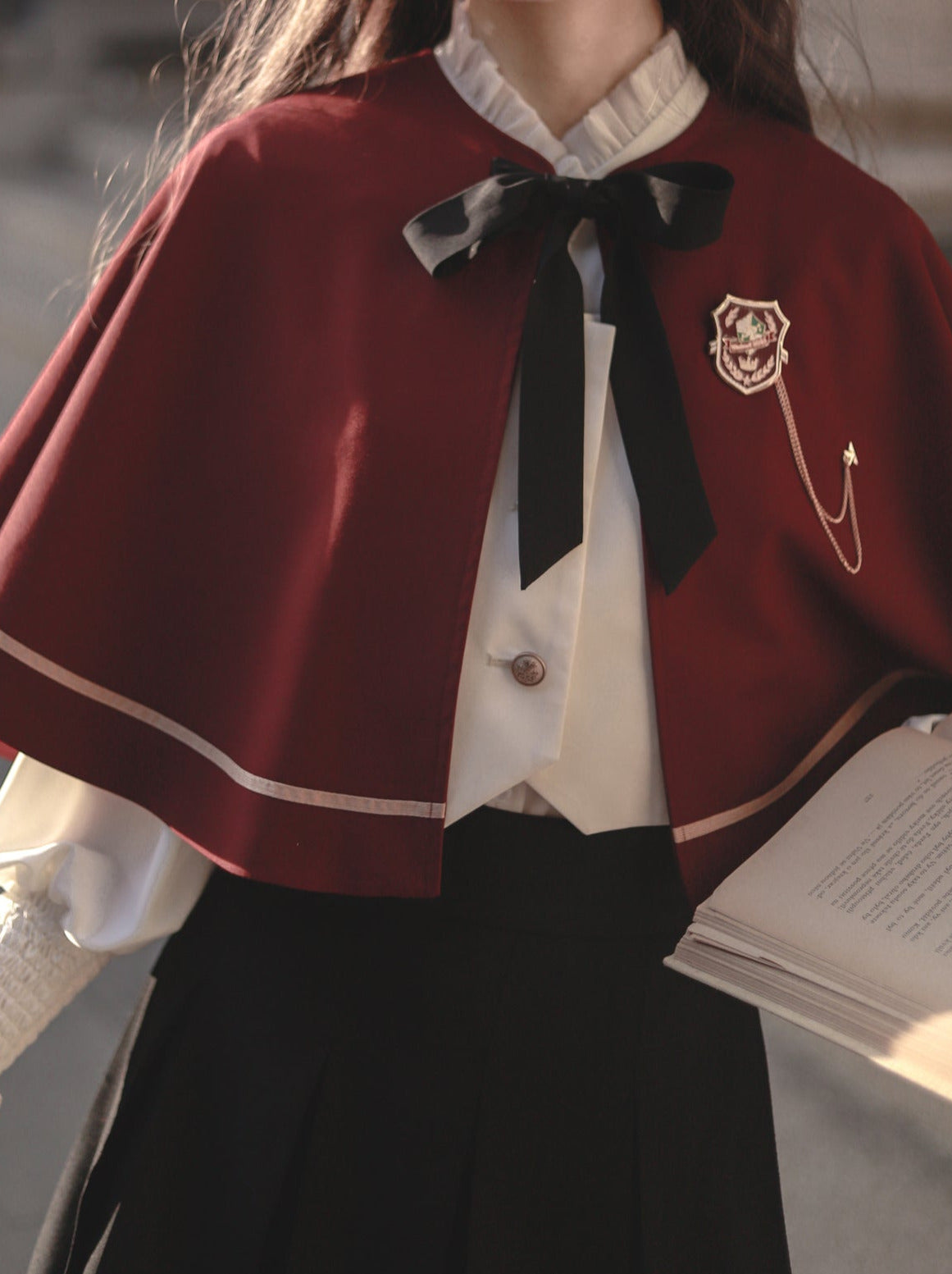 [pre-order] Christine Cape + Vest + Shirt + Long Skirt