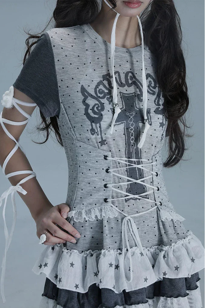 Cross Garden Lace Top