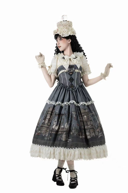 Spell Collection Room Stitch Fake Two Piece Dress