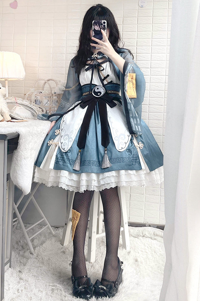 Chinese-style Detail Zombie Lolita Dress