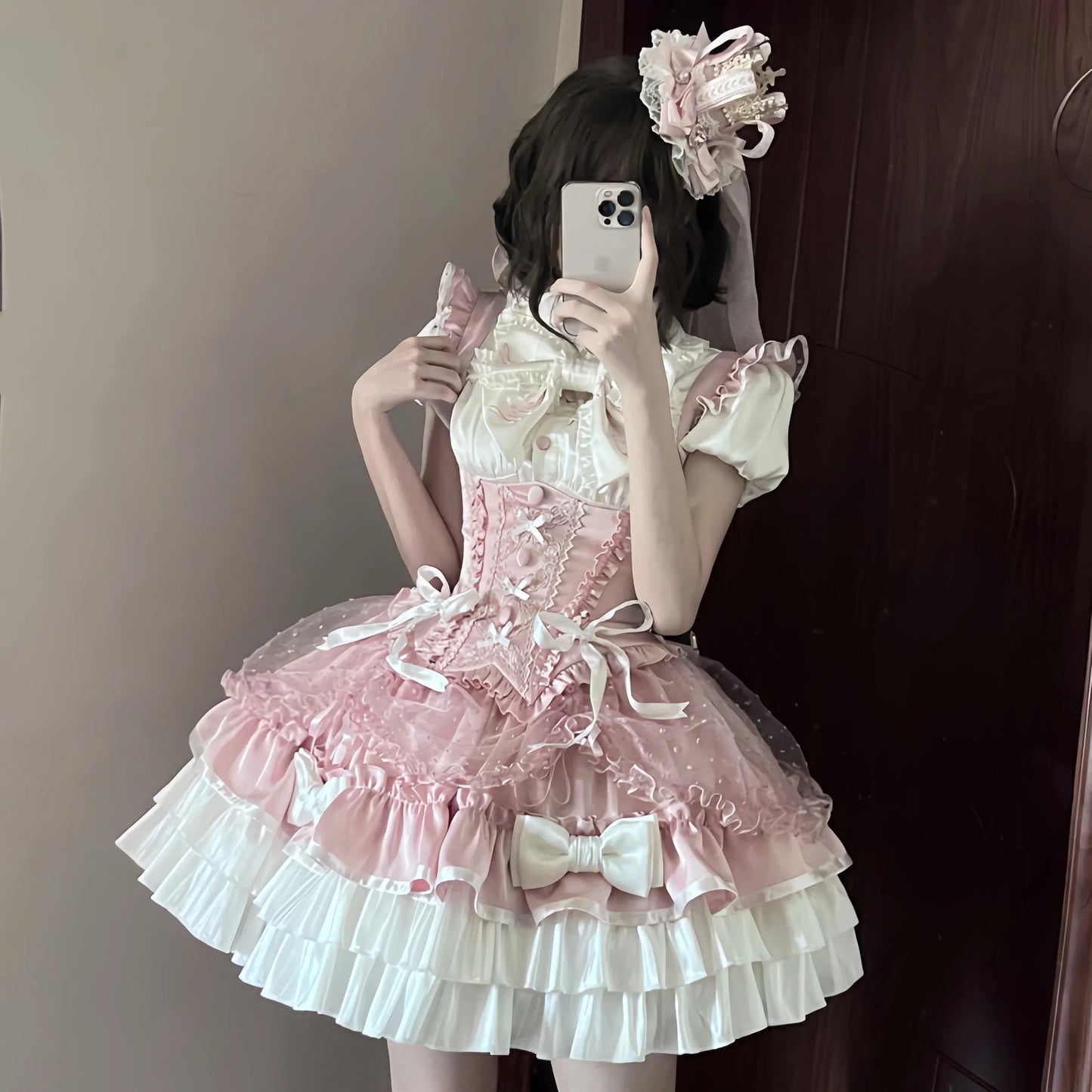 [reservation Deadline: May 12] Pink White Sweet Lolita Idol Series Accessory