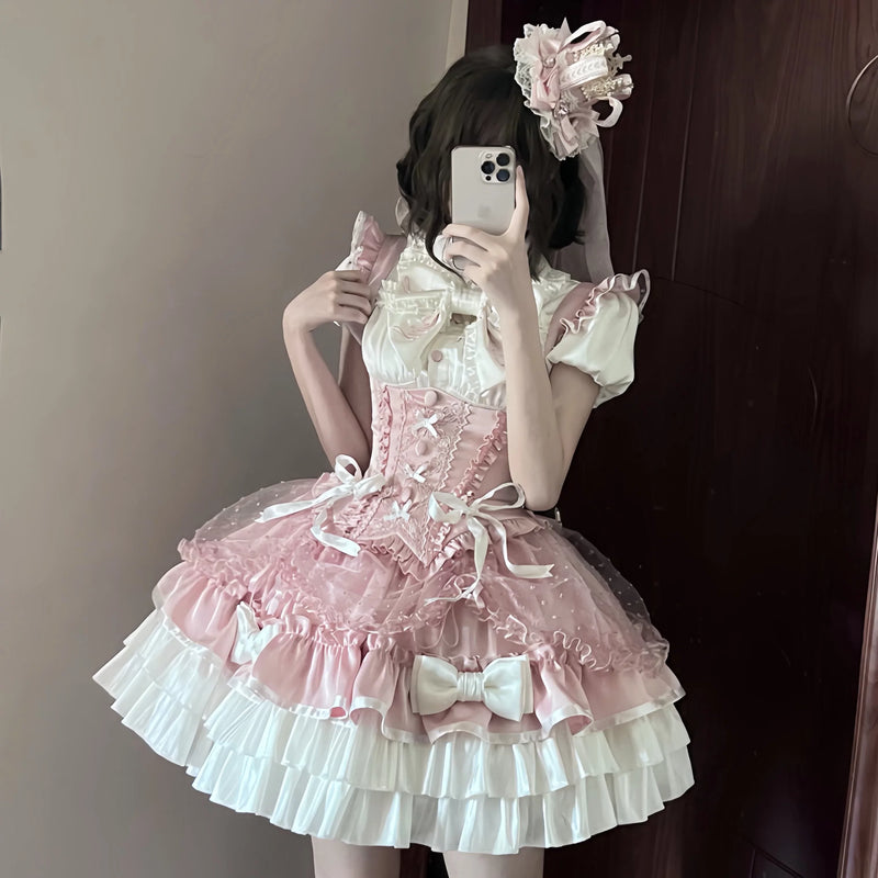 [reservation Deadline: May 12] Pink White Sweet Lolita Idol Series Accessory