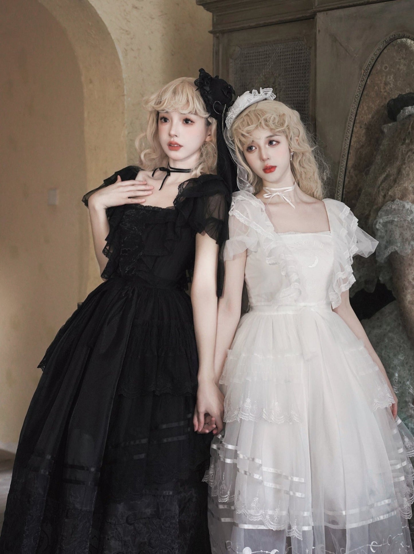 Summer Tiered Lolita Dress + Lolita Jumper Skirt