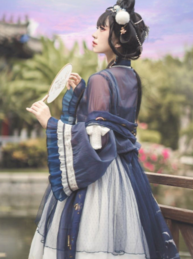 Lolita Night Crescent Moon Suspender Dress Set