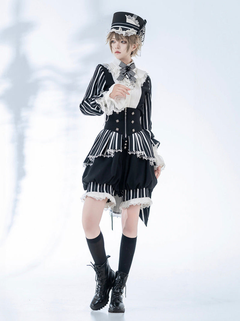 Wonderful Trick Retro Lolita Prince Shirt + Shorts [pre-order]