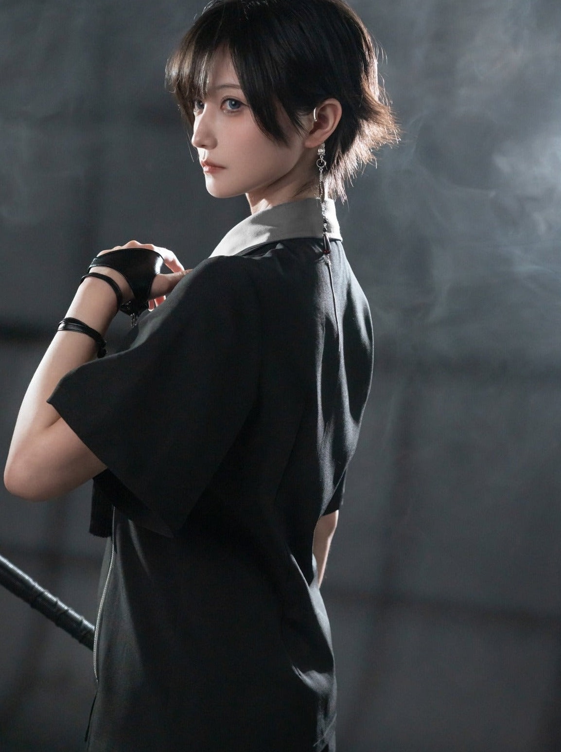 Chinese-style Mode Summer Top + Shorts